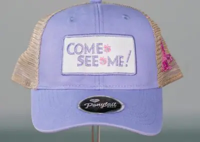 Ponytail Hat (Lavender)